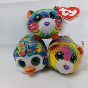 McDonalds Happy Meal Toys Ty Beanie Babies Teenie 2019 Lot Of 3 Plush Stuffed